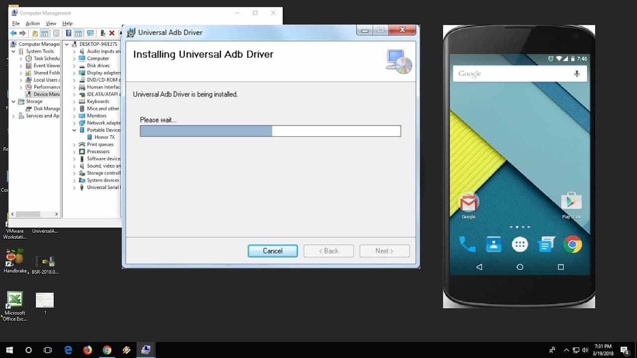 android adb drivers windows 10